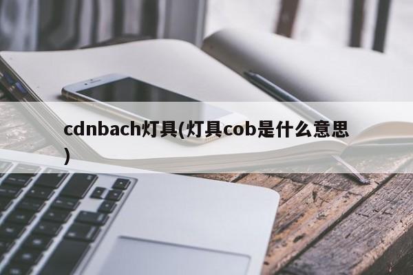 cdnbach灯具(灯具cob是什么意思)